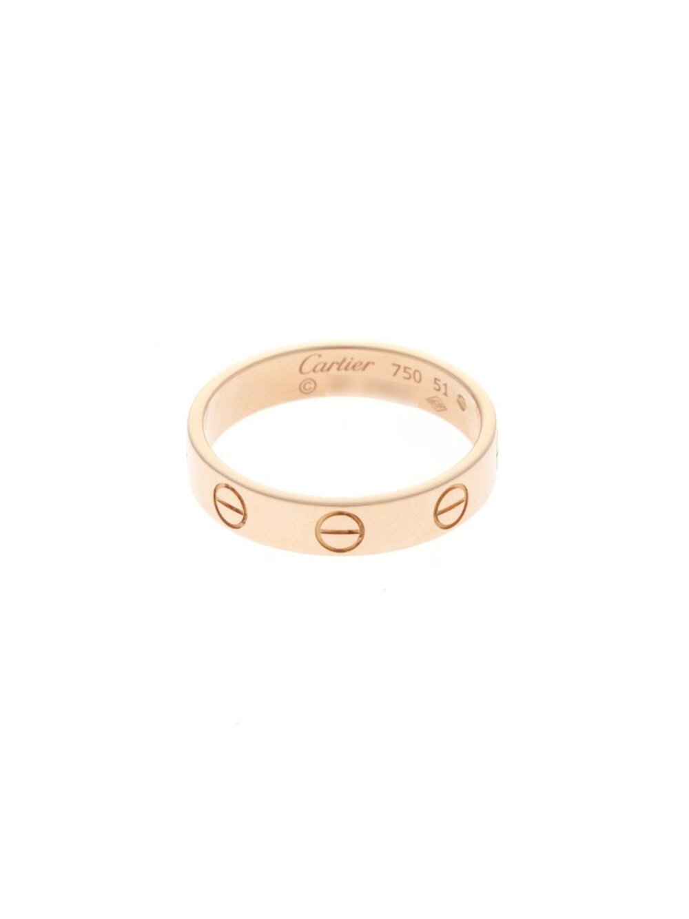 Cartier Mini Love PG 51 Ring 18k Pink Gold 18k